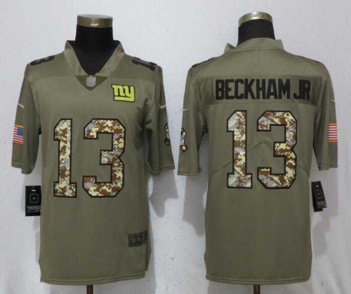 Nike Giants 13 Odell Beckham Jr. Olive Camo Salute to Service Limted Jersey,We sell and wholesale Nike Giants 13 Odell Beckham Jr. Olive Camo Salute to Service Limted Jersey on line form chian!